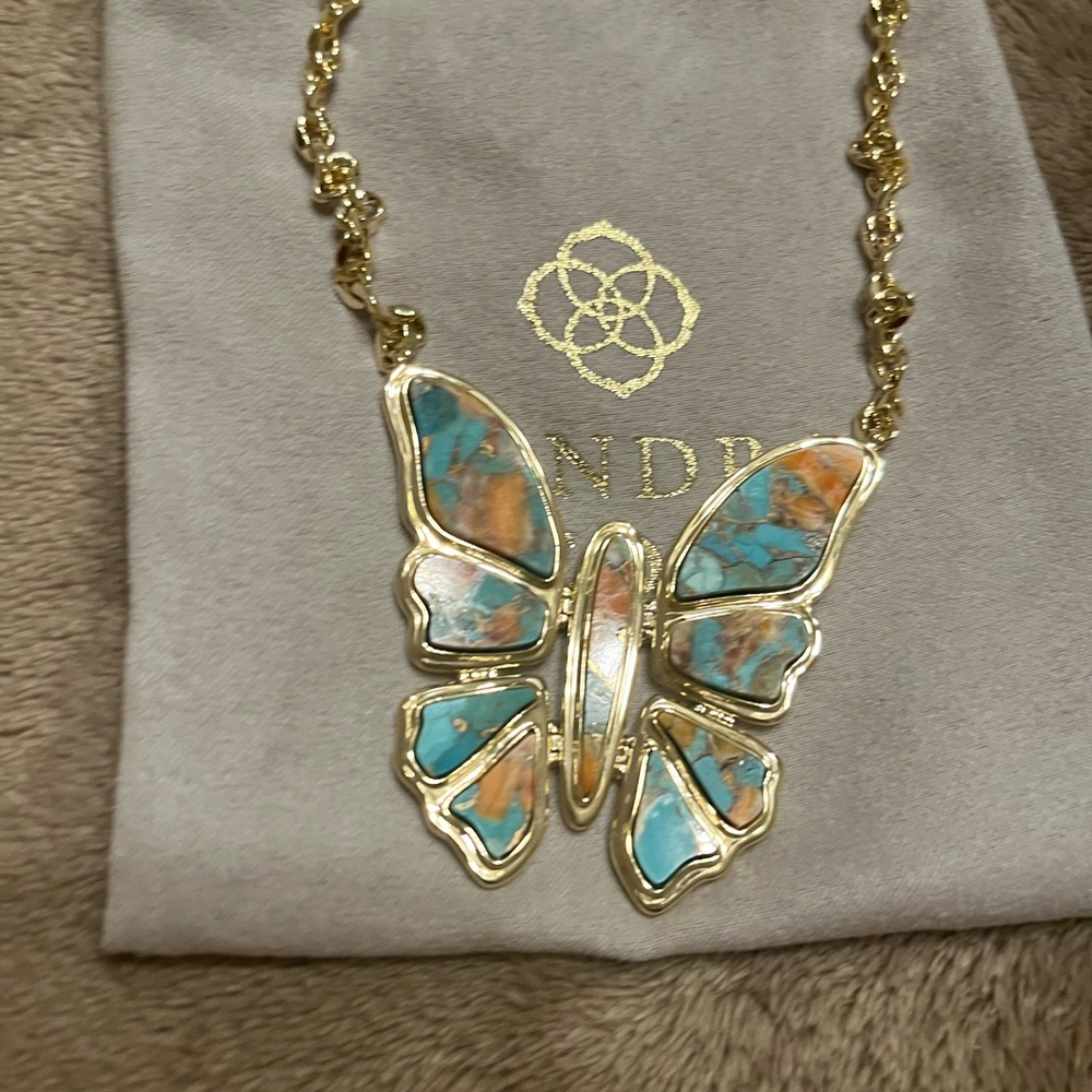 Butterfly Statement Necklace from Kendra Scot NWT